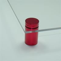 Distanziali in alluminio anodizato 19x25mm rosso, 1 pz.
