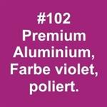 Alumium poliert VIOLETT 305x610x0,6mm