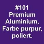 Aluminium poliert PURPUR 305x610x0,6mm