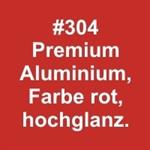 Aluminium glanz ROT 305x610x0,6mm