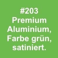 GREEN satin Aluminium 305x610x0,6mm
