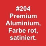 Aluminium satiniert FEUERWEHR ROT 305x610x0,6mm