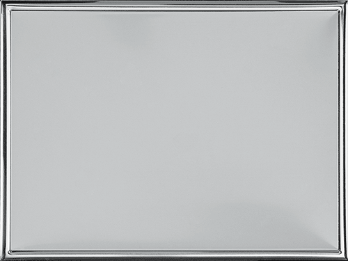 Placa de aluminio para grabado 200x150mm, PLATA, con rilieve