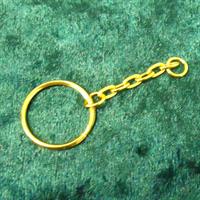 Split ring "gold", 10 Stck.
