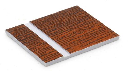 Material plástico 2-capas, para FRESA 1,4mm 300x600mm madera / blanco