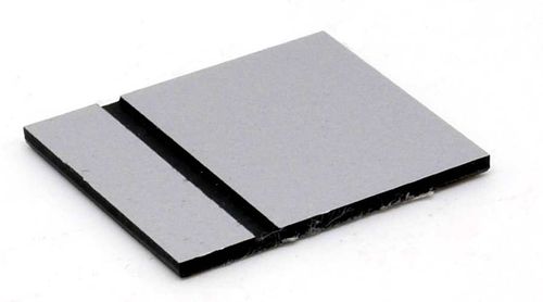 LASERplastik 1,4mm silber-schwarz 300x600mm