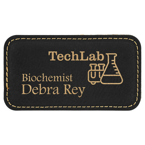 Name badge 82x44mm with Magnet, Laserquality