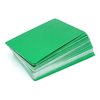Alum. busines cards 100 pcs. 85x54mm  GREEN