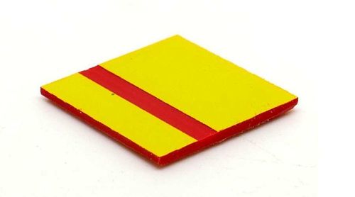 LASERplastic 1,4mm yellow-red 300x600mm