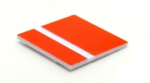 LASERplastic 1,4mm orange-white 300x600mm