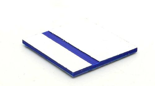 LASERplastik 1,4mm weiß-blau 300x600mm