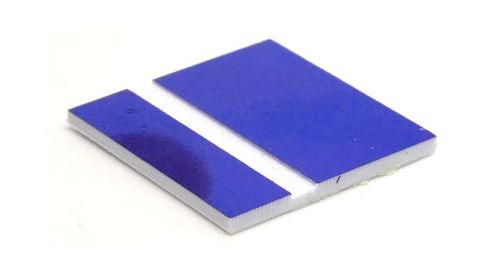 LASERplastik 1,4mm glanz blau-weiß 300x600mm