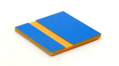 LASERplastik 1,4mm himmelblau-gelb 300x600mm