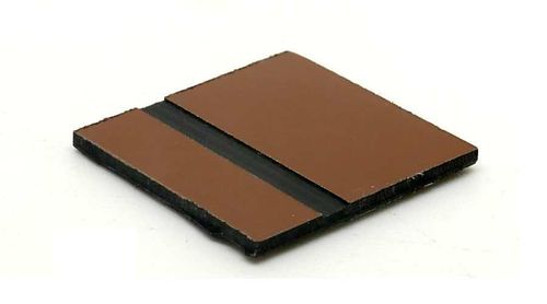 LASERplastik 1,4mm mandeln-schwarz 300x600mm