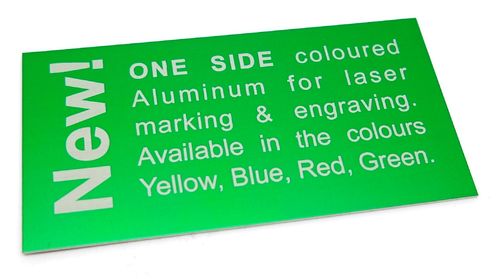 Engraving Aluminum Anodized GREEN matt 1,0mm 495x320mm