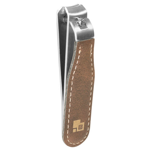 NAIL CLIPPER with laserable leather