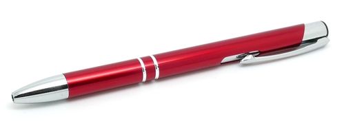 Ball point pen RED laserable aluminium
