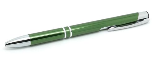 Ball point pen DARK GREEN laserable aluminium