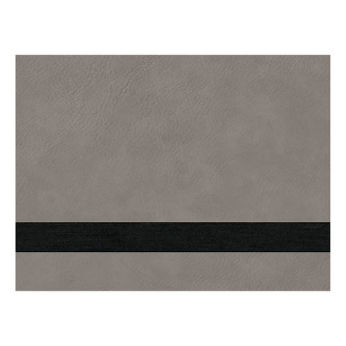 12" x 18" GRAY Laserable Leatherette Sheet Thermo-Apply