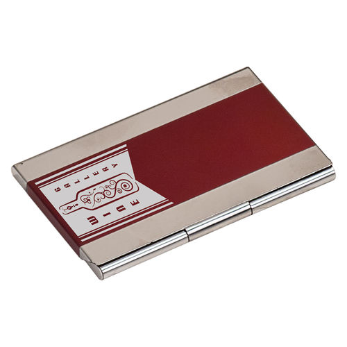 RED Laserable Business Card Holder 95x64mm