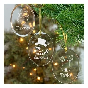 Christmas decor - Glass Pendants