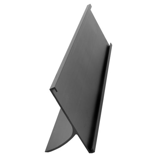 BLACK Aluminum Desk nameplate holder 51x254mm