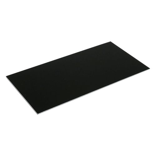 Anodized Aluminium BLACK matt 1,0mm 500x325mm