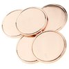 Coin Blank D=30mm COPPER high-gloss, with smooth edge.