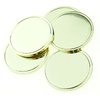Coin Blank D=30mm color GOLD high gloss, with smooth edge.