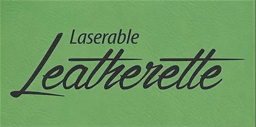 Laserleder laserabe leatherette GREEN 305x610mm